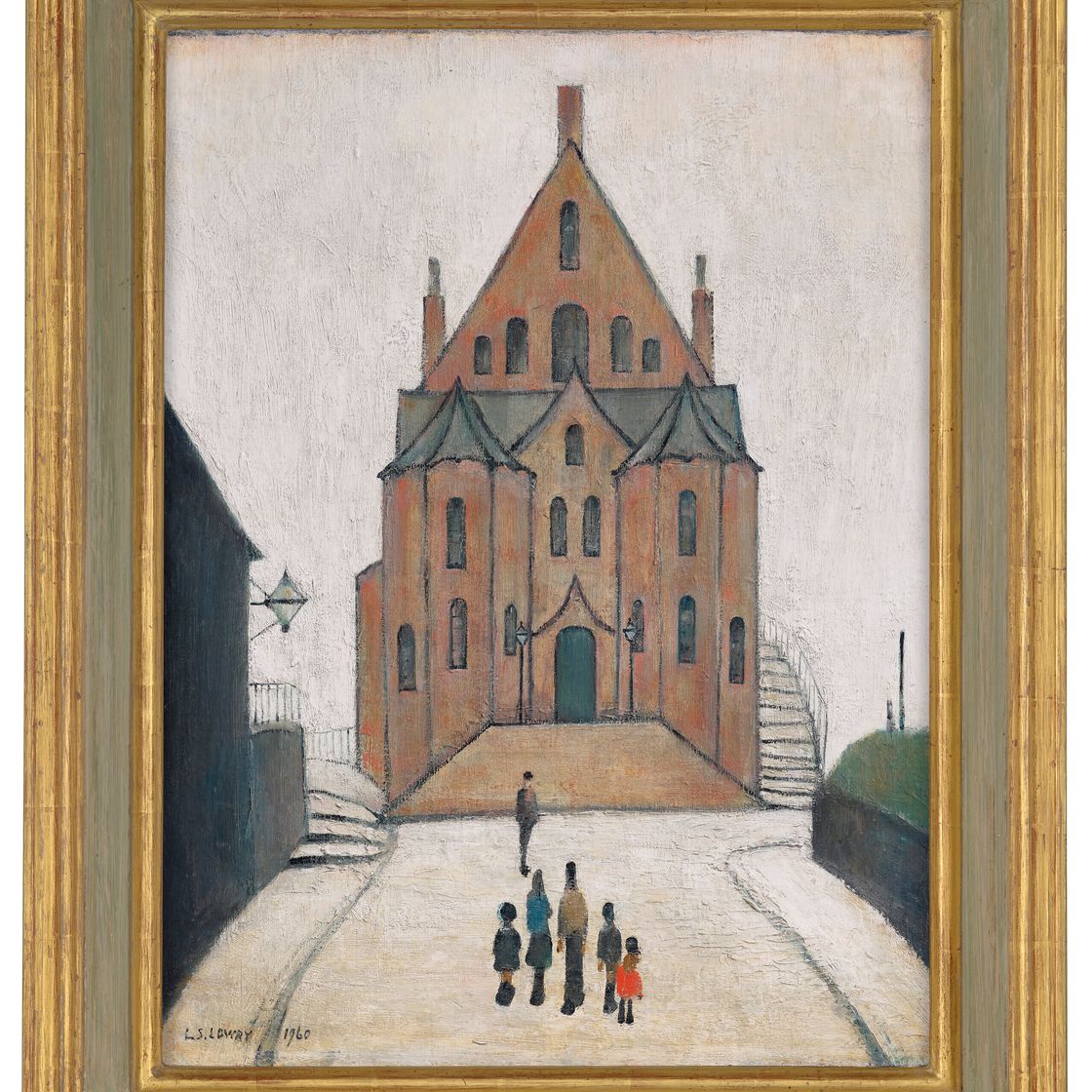 Laurence Stephen Lowry — Old Church, Merthyr-Tydfil, изображение 2