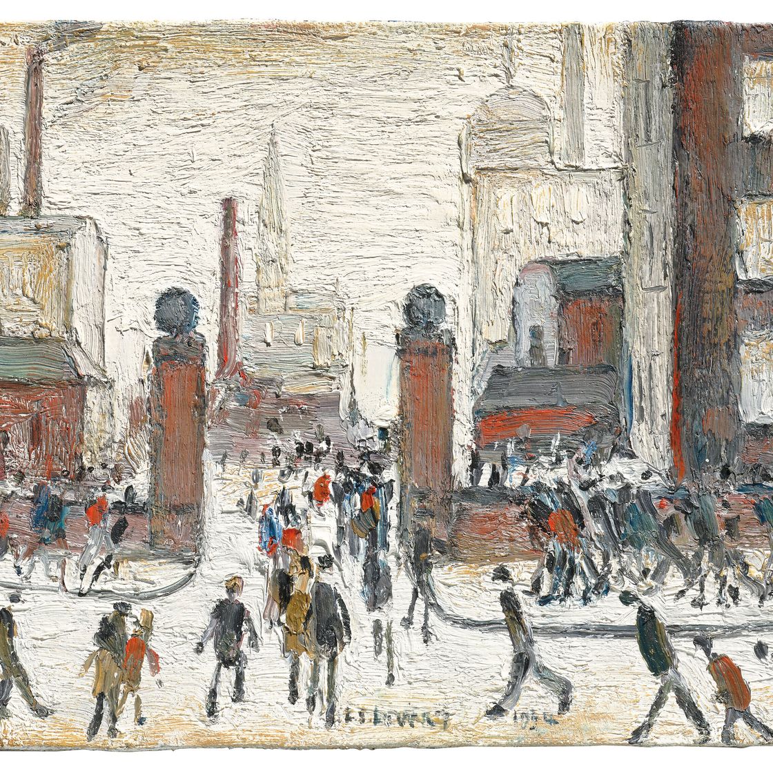 Laurence Stephen Lowry — A Mill Scene, Wigan, изображение 1