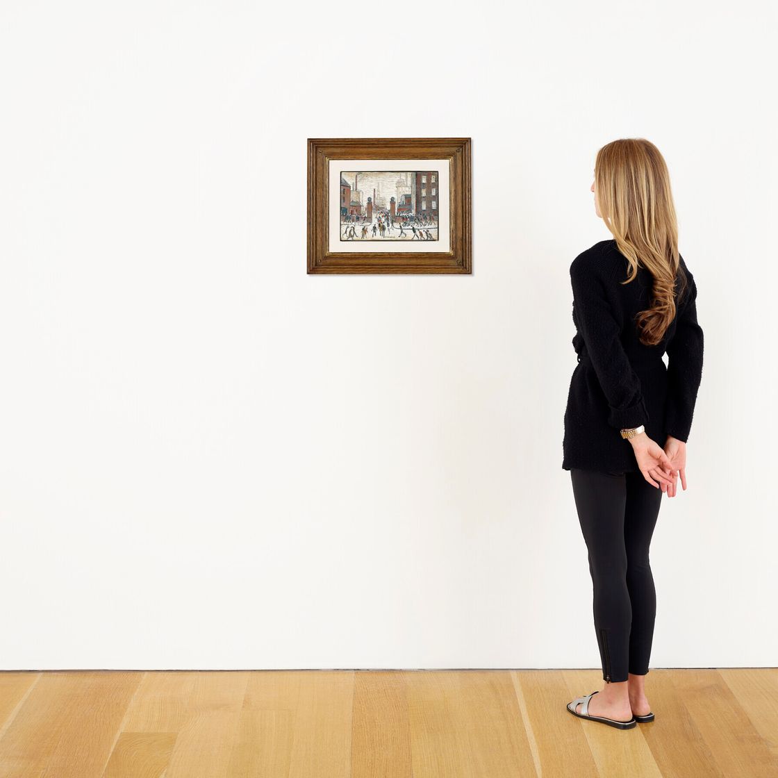 Laurence Stephen Lowry — A Mill Scene, Wigan, изображение 4