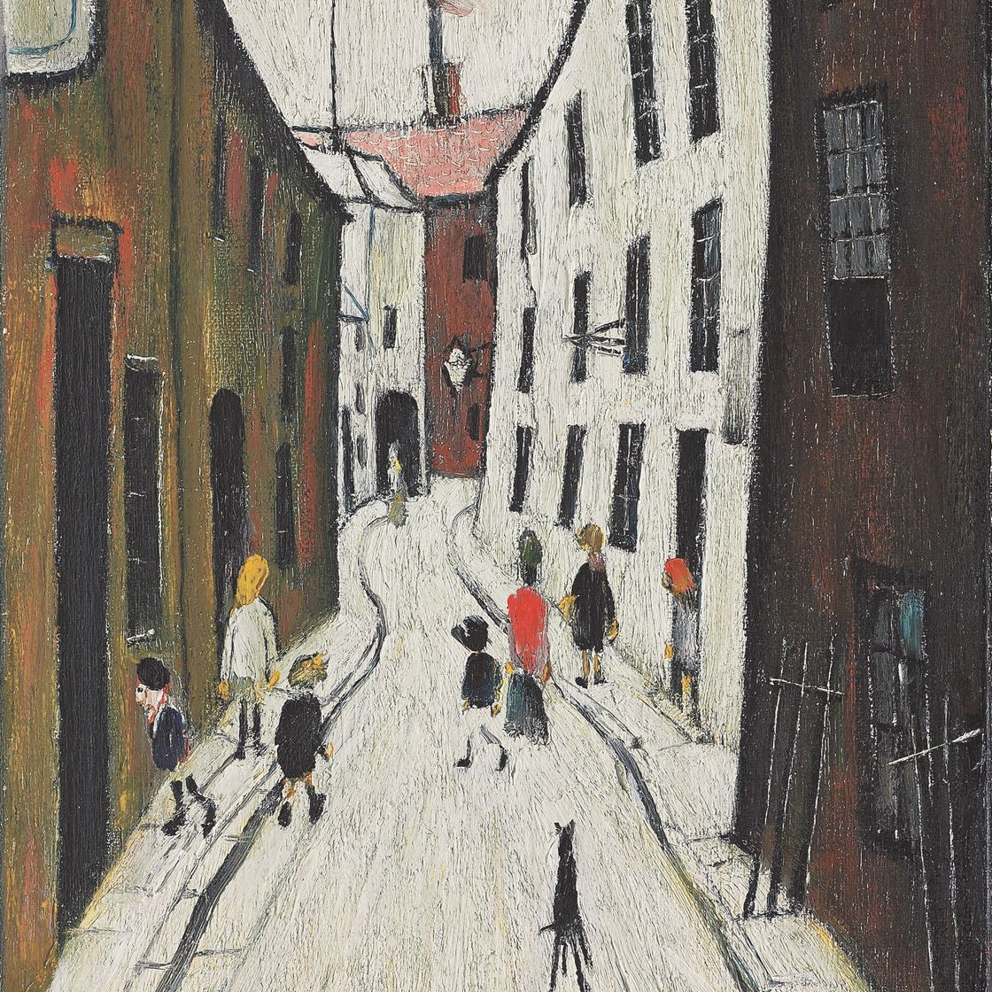 Laurence Stephen Lowry — An old street in Berwick-upon-Tweed