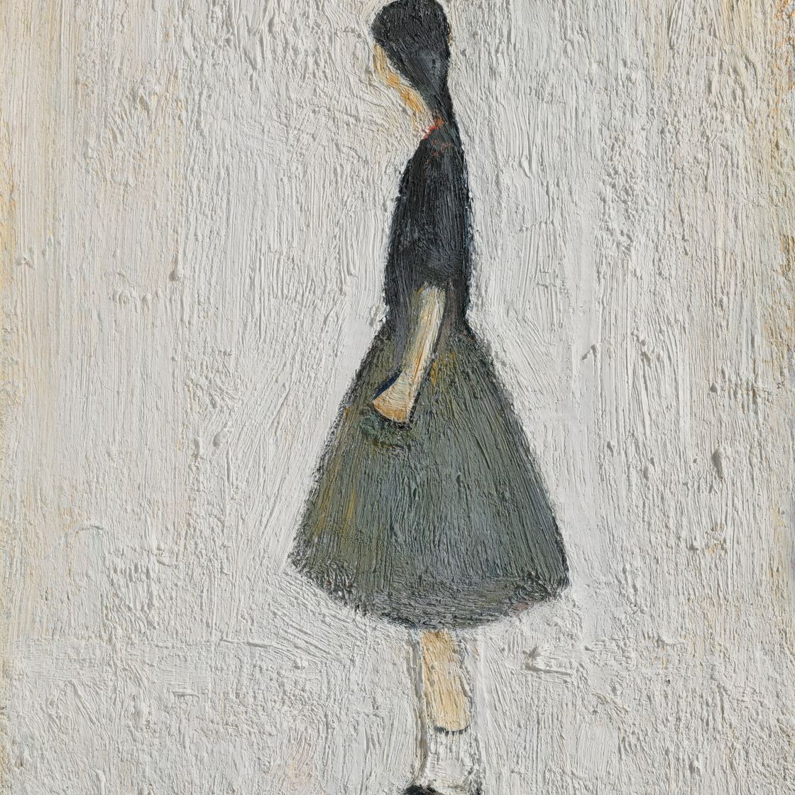 Laurence Stephen Lowry — Girl with white socks, изображение 1