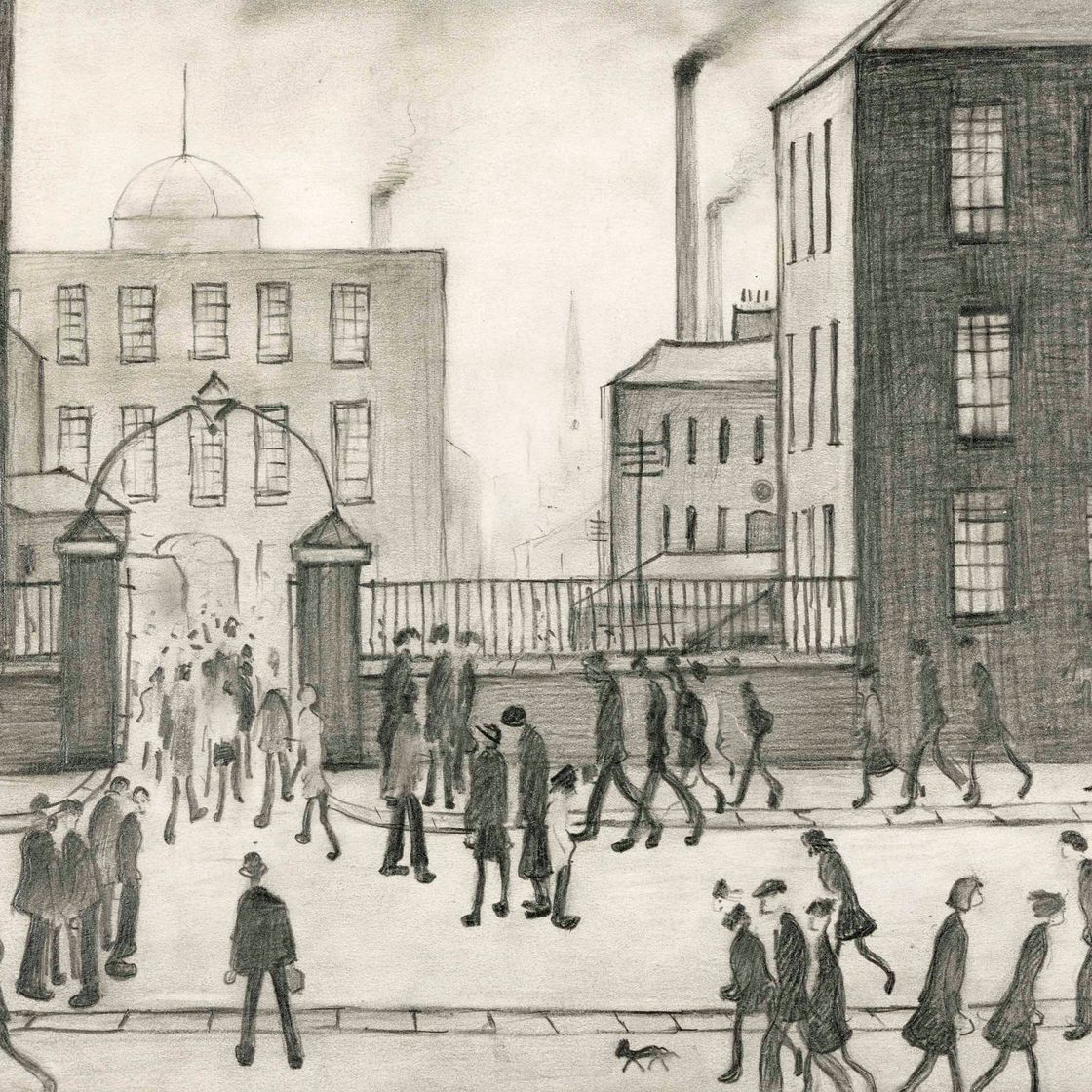 Laurence Stephen Lowry — The mill gates