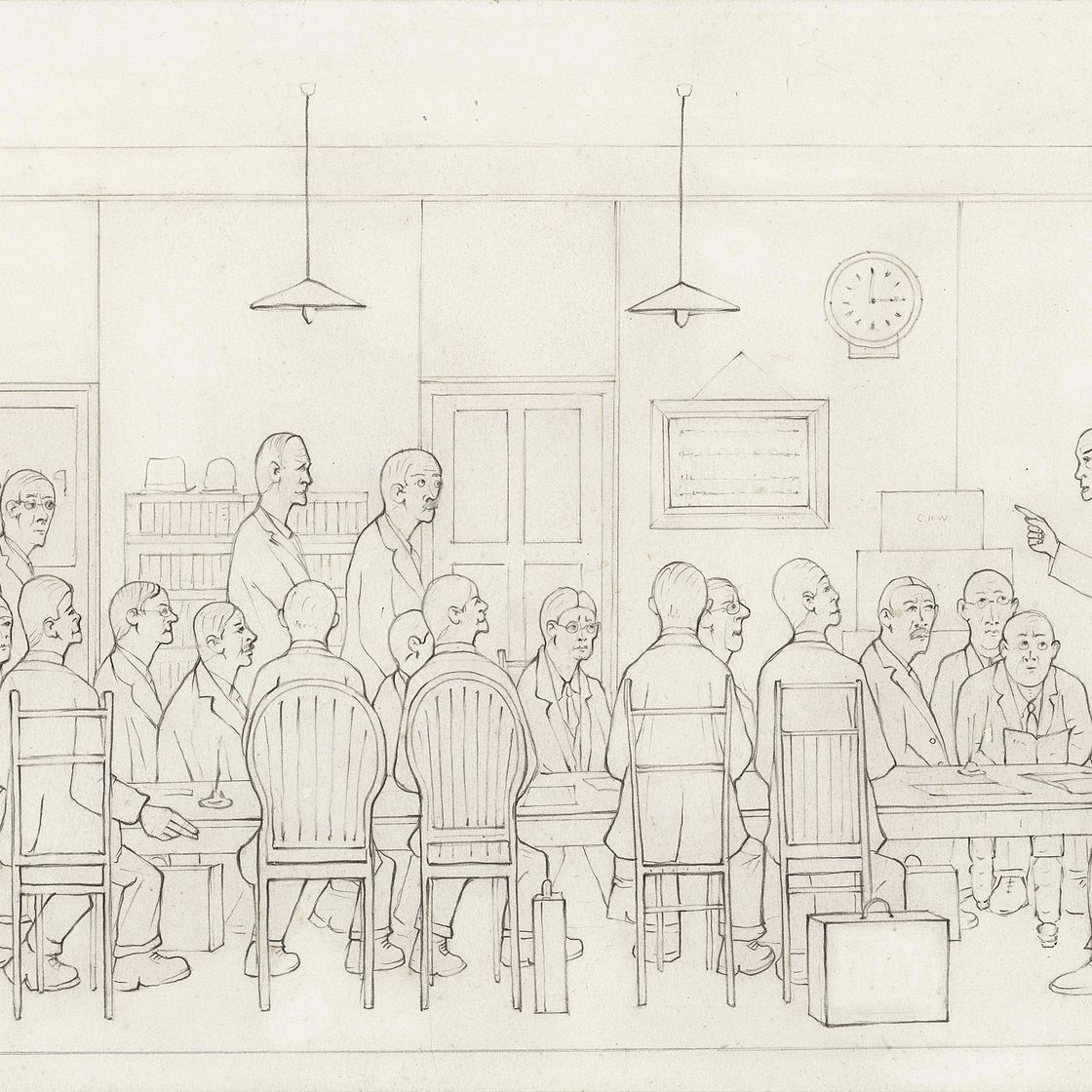Laurence Stephen Lowry — The Creditors' Meeting