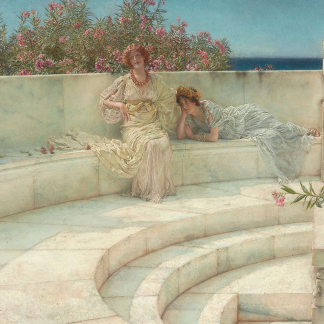 Lawrence Alma-Tadema — Под крышей голубого Ионического моря