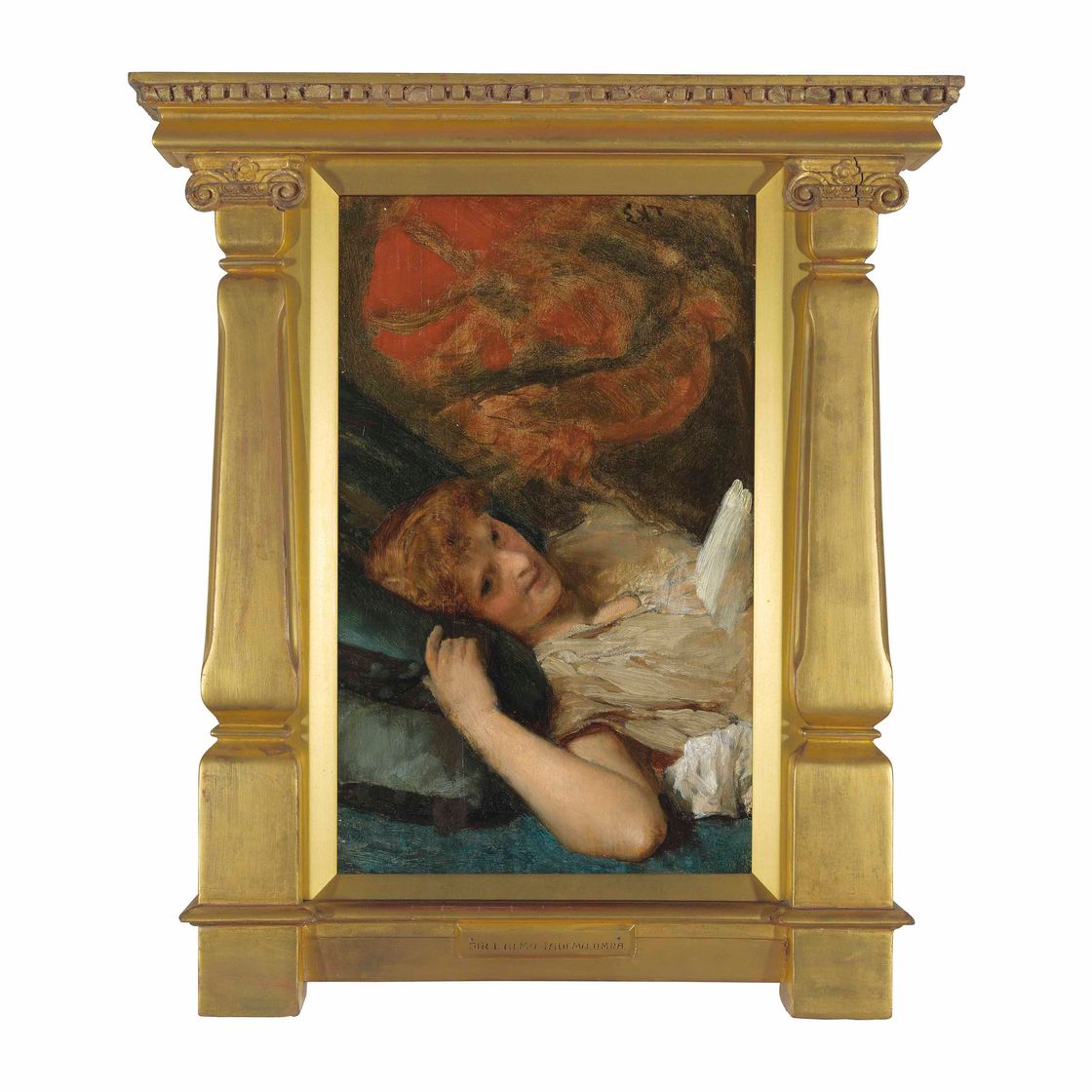 Lawrence Alma-Tadema — Лежащая женщина