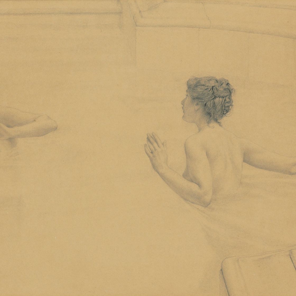 Lawrence Alma-Tadema — Плещущиеся: купальщики
