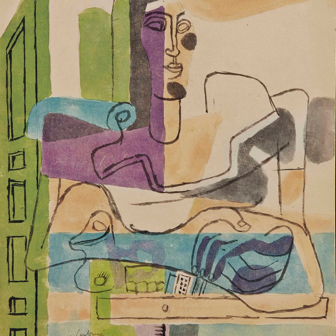 Le Corbusier — Этюд для "Оранжереи в фойе"