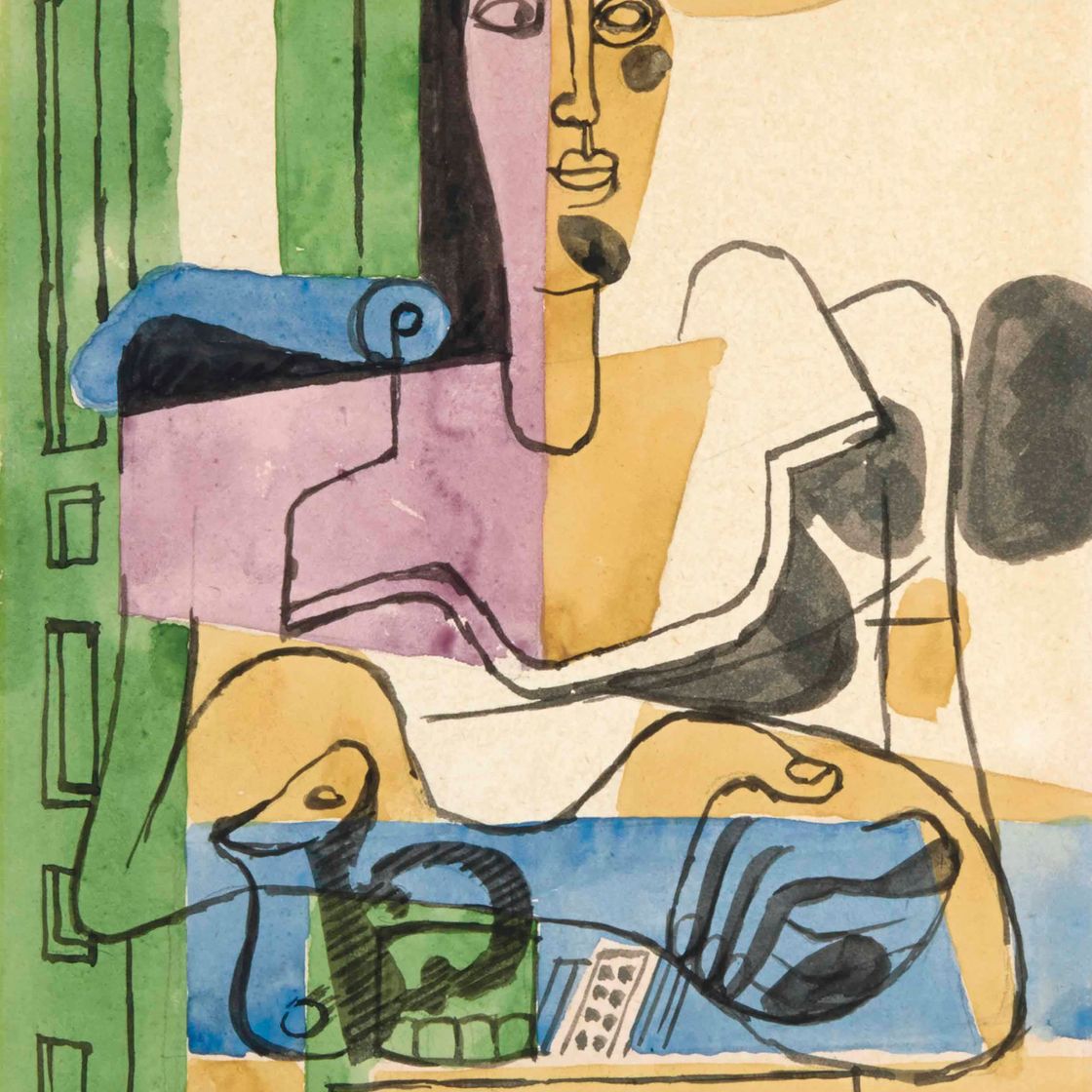 Le Corbusier — Изысканная женщина на круазетах