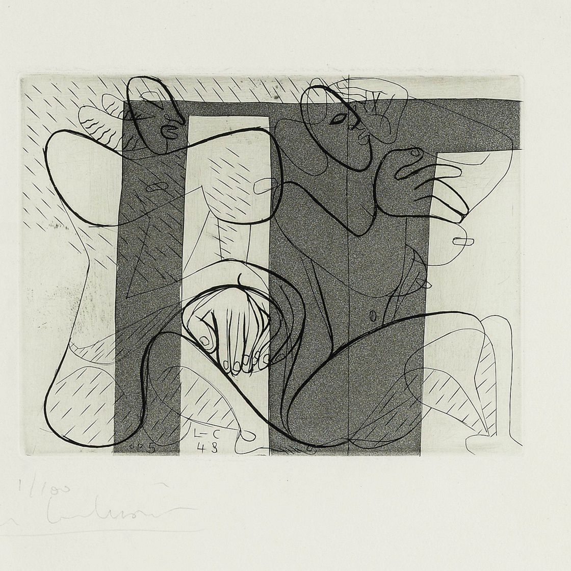 Le Corbusier — Фреска, 1948 год