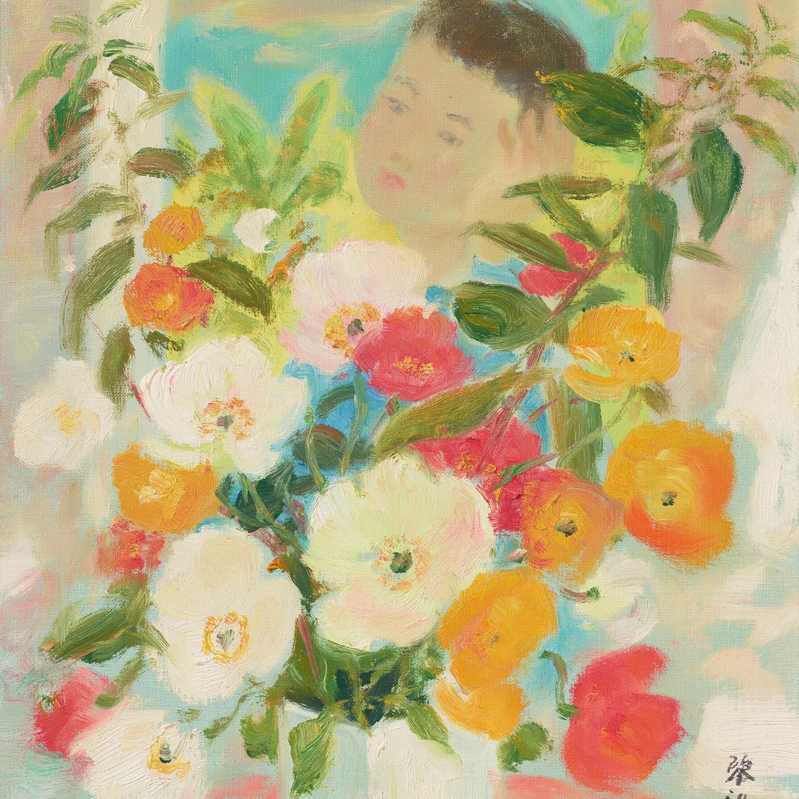 Le Pho — "Коклюшки и дитя" ("Маки и ребенок"), изображение 1