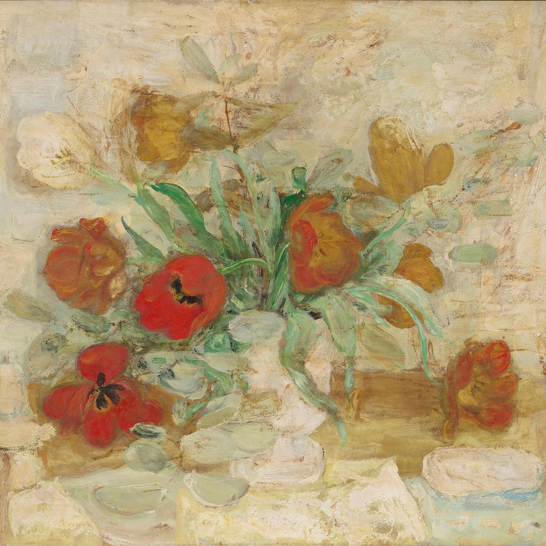Le Pho — Красные и желтые тюльпаны (Les tulipes rouge et jaunes), изображение 1