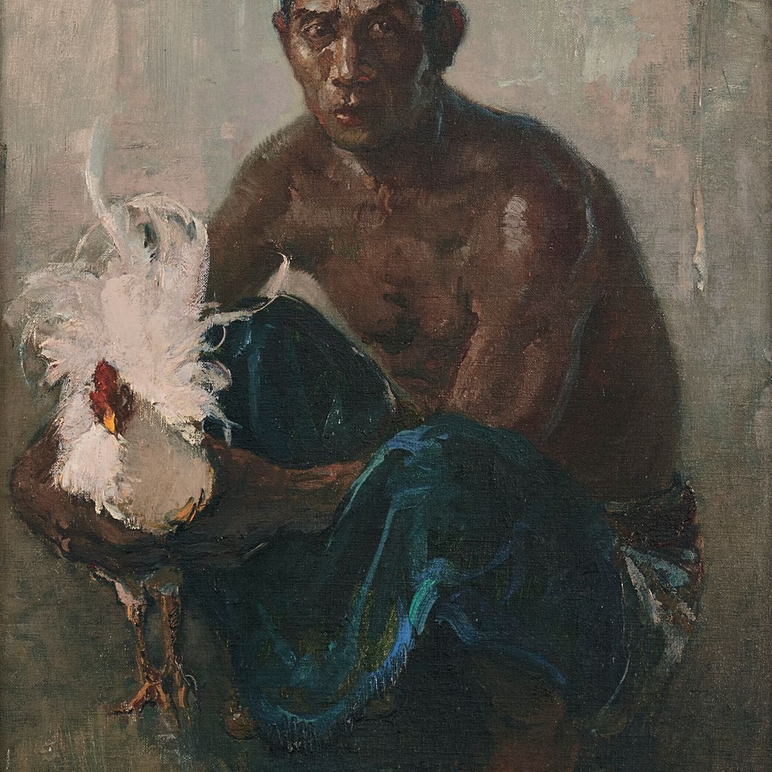 Lee Fong — Балиец с бойцовским петушком, изображение 1