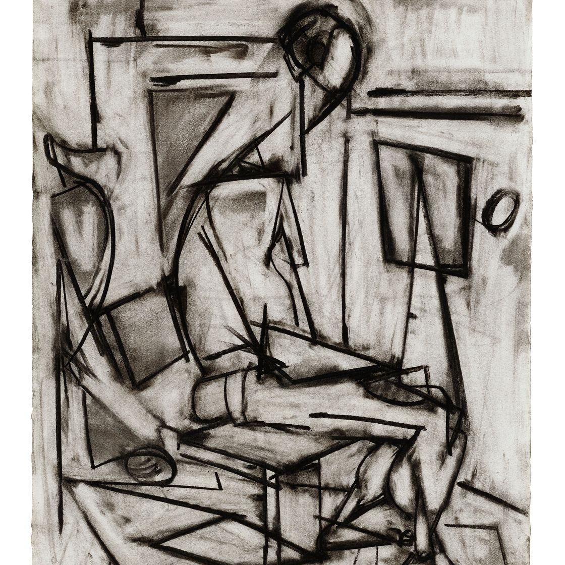 Lee Krasner — Обнаженный этюд с натуры