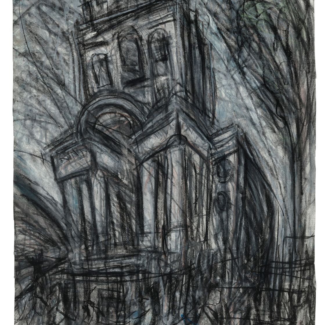 Leon Kossoff — Крайстчерч, Спиталфилдс № 2, изображение 1