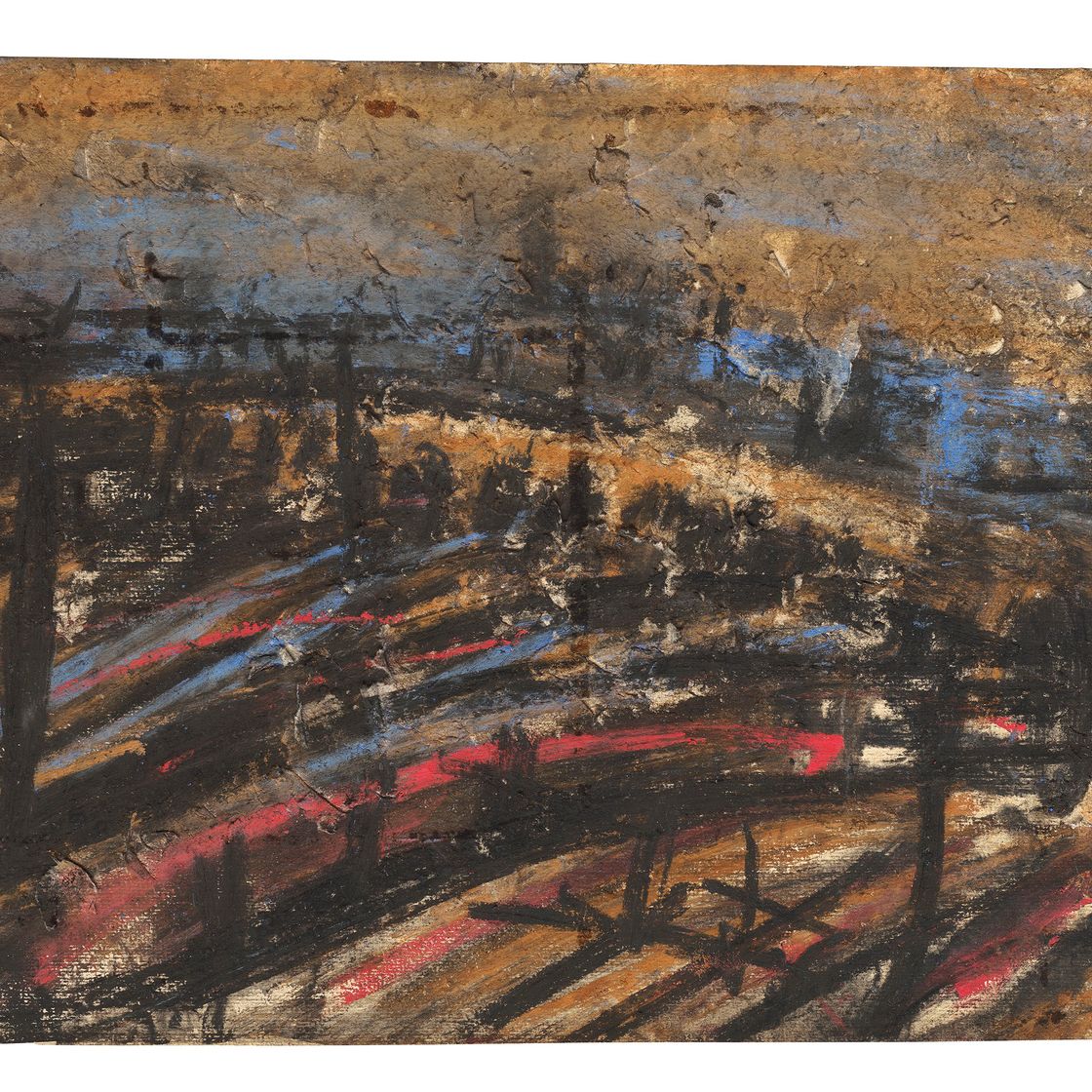 Leon Kossoff — Железнодорожный мост Йорк-Уэй от Каледониан-роуд