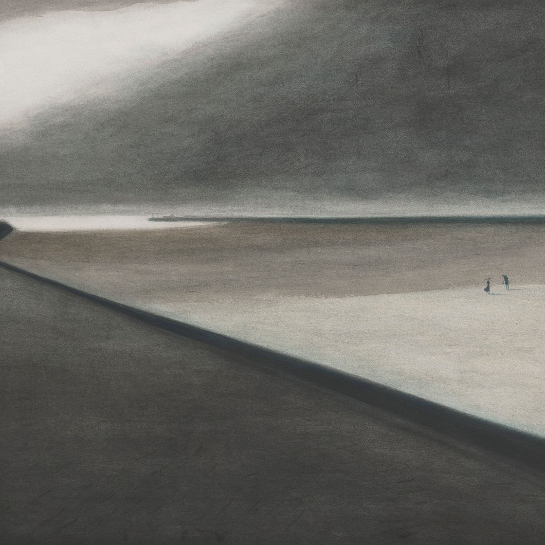 Leon Spilliaert — Прогулка на пляже, изображение 1