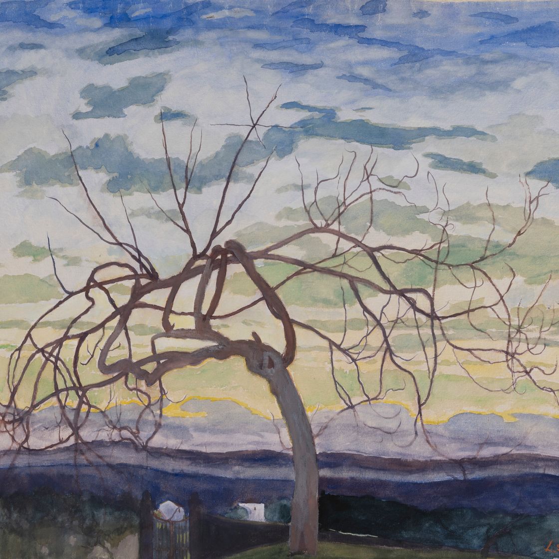 Leon Spilliaert — Вийгенбум в де Винтер, Грасс, изображение 1