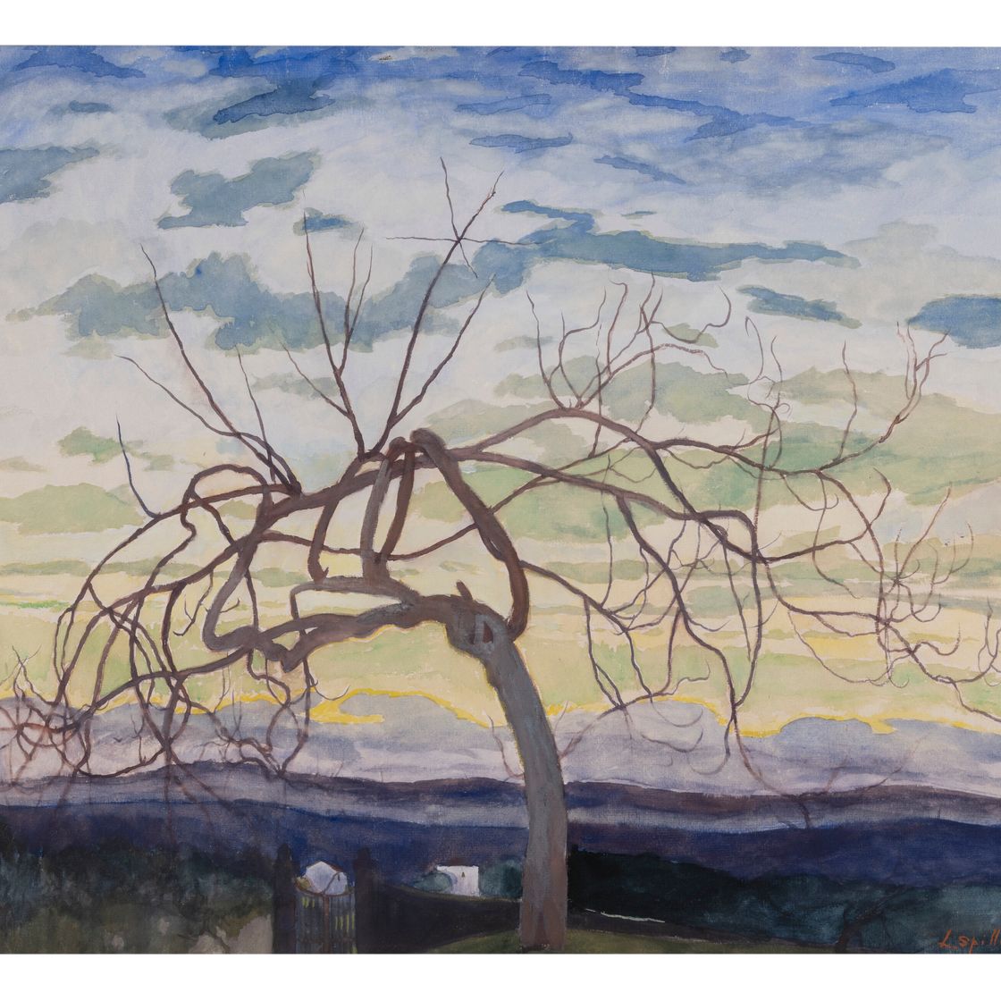 Leon Spilliaert — Вийгенбум в де Винтер, Грасс, изображение 2