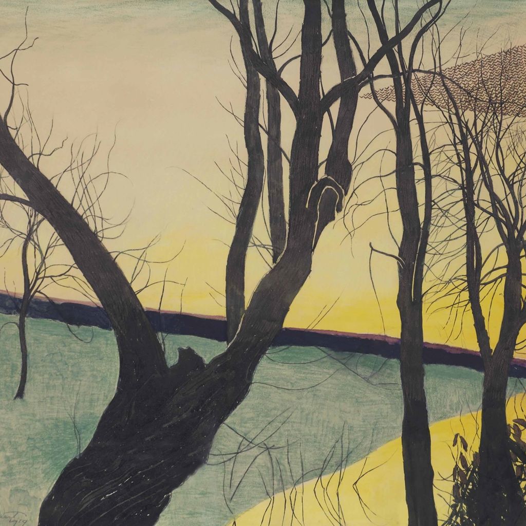 Leon Spilliaert — Арбы в желтых блинчиках и томе сокровищ II