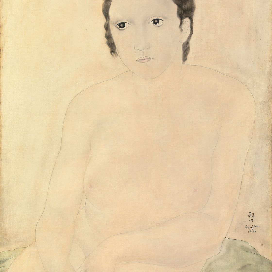 Léonard Tsuguharu Foujita — Бюст молодой девушки