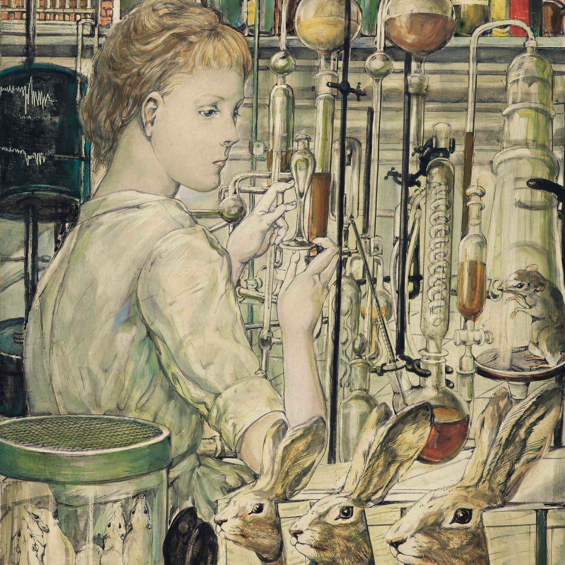 Léonard Tsuguharu Foujita — Лаборантка