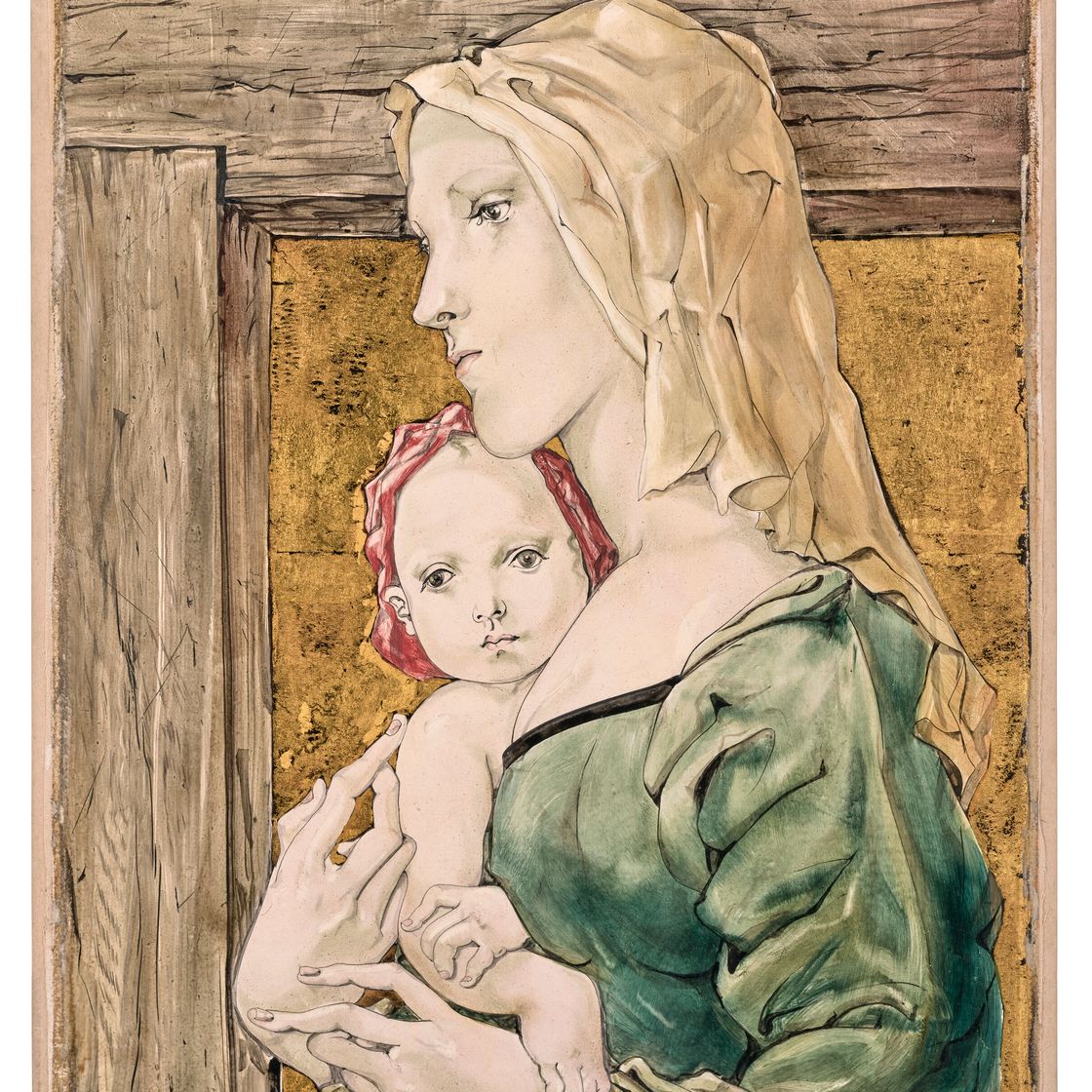 Léonard Tsuguharu Foujita — Мать и дитя, изображение 2