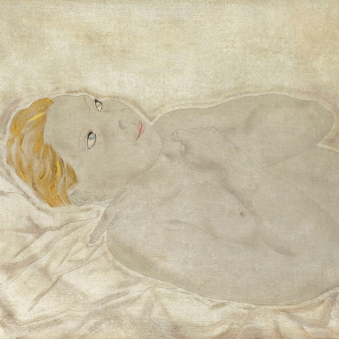 Léonard Tsuguharu Foujita — Блондинка-аллонгея