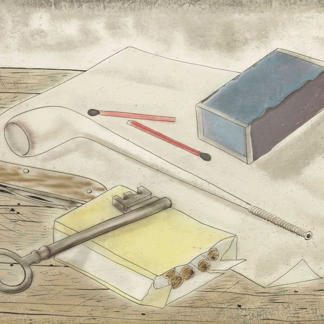 Léonard Tsuguharu Foujita — Смерть природы в окружении аллюметов