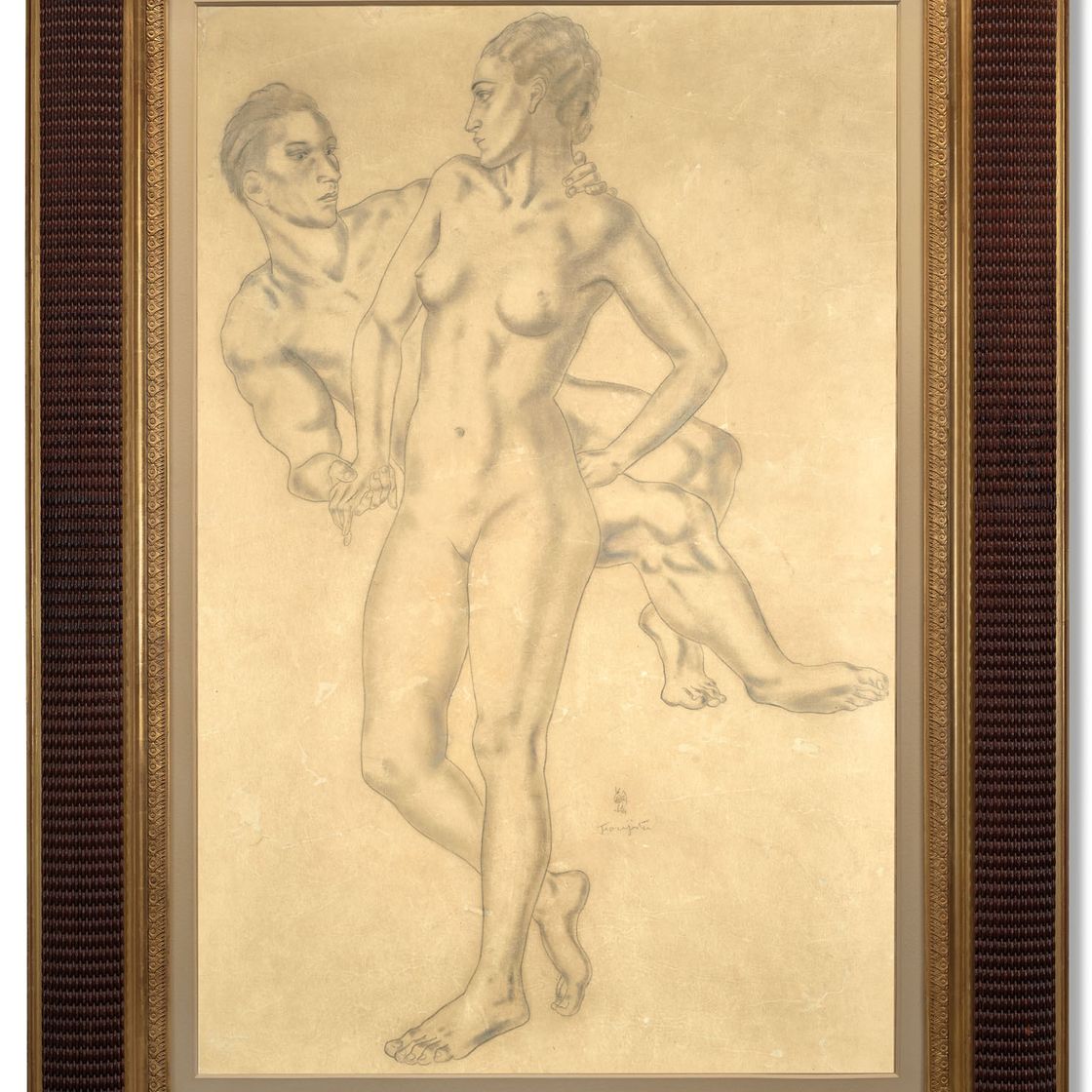 Léonard Tsuguharu Foujita — Модели, супружеская пара, изображение 2