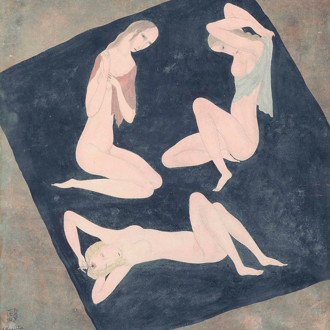 Léonard Tsuguharu Foujita — Три женщины в одном