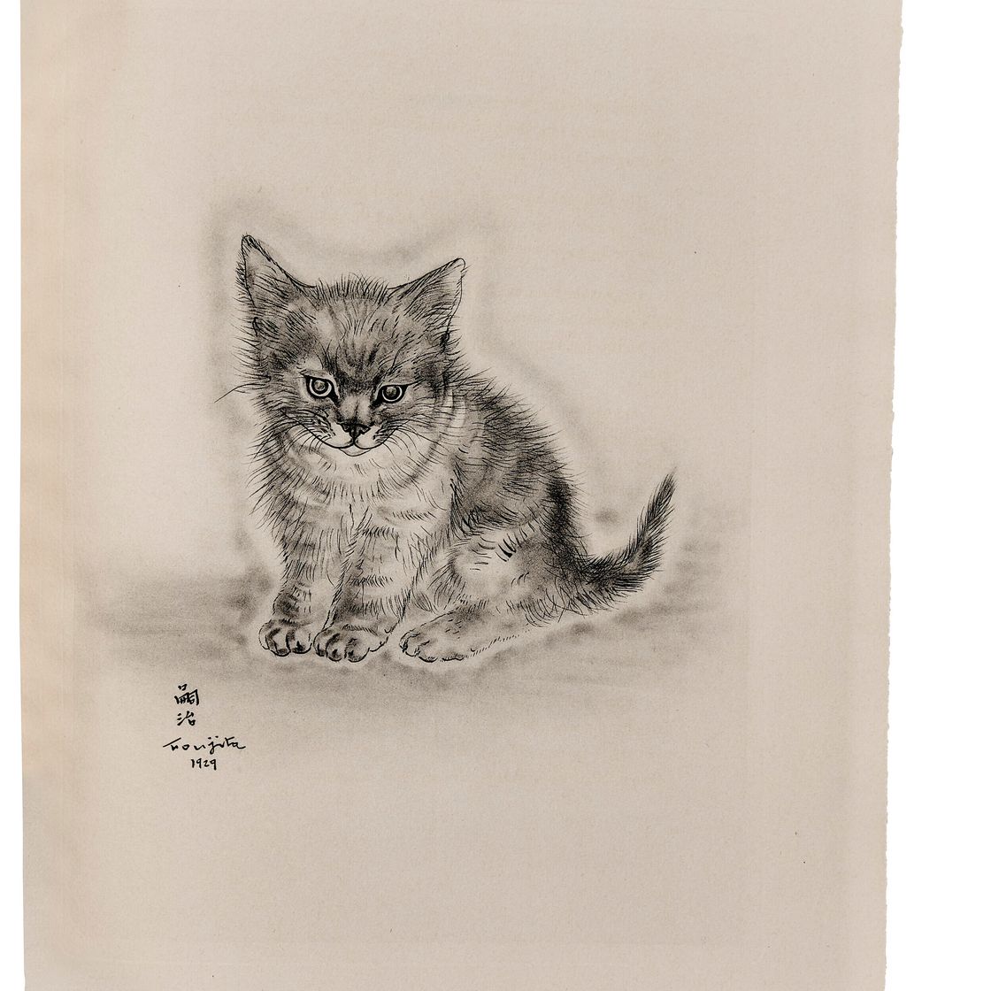 Léonard Tsuguharu Foujita — Книга о кошках, изображение 7