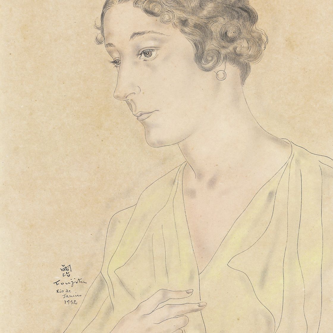 Léonard Tsuguharu Foujita — Портрет маркизы Андийской