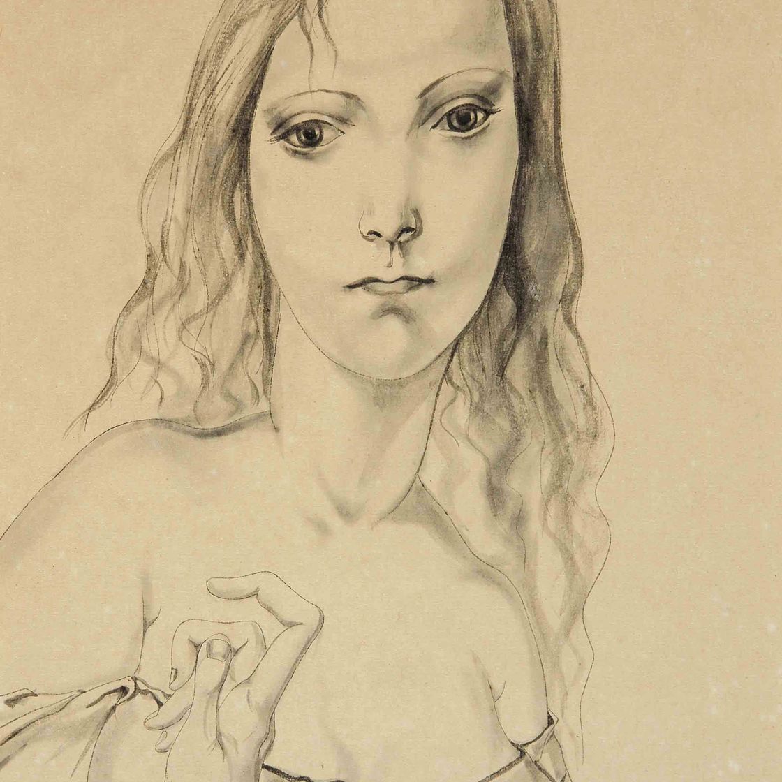Léonard Tsuguharu Foujita — Женский портрет