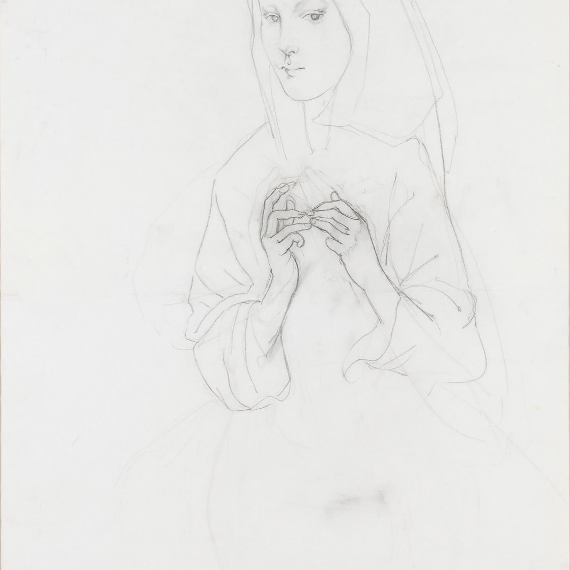 Léonard Tsuguharu Foujita — Этюд о Девственнице (Этюд о Девственнице)