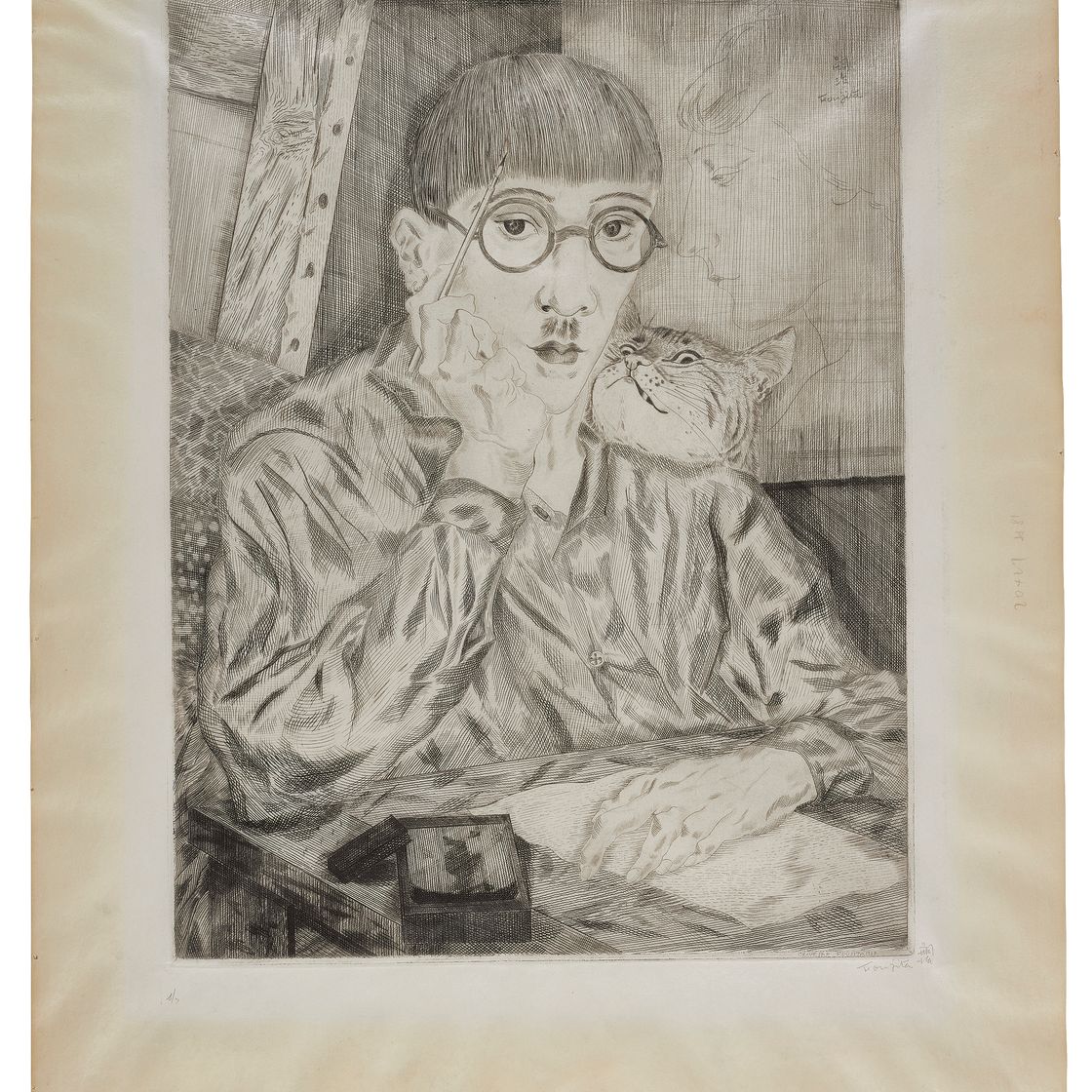 Léonard Tsuguharu Foujita — Автопортрет в чате