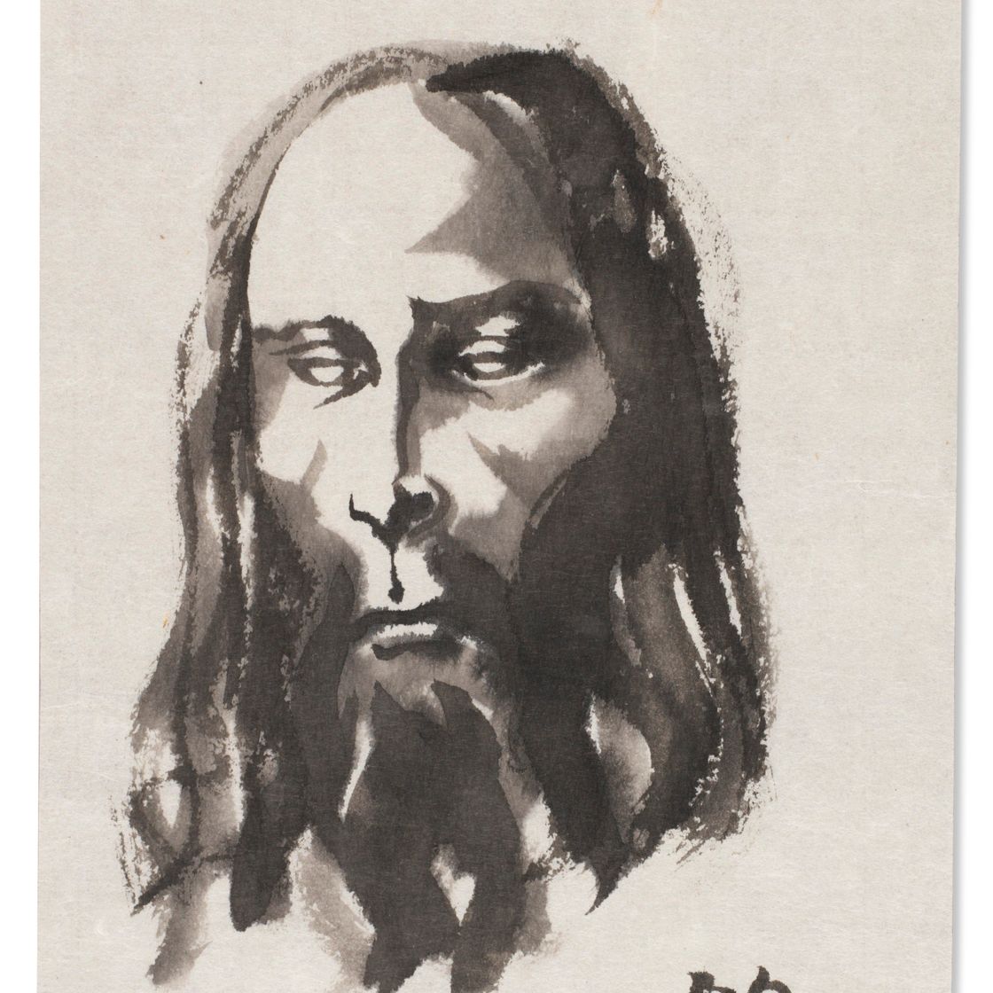 Léonard Tsuguharu Foujita — Без названия (Христос)