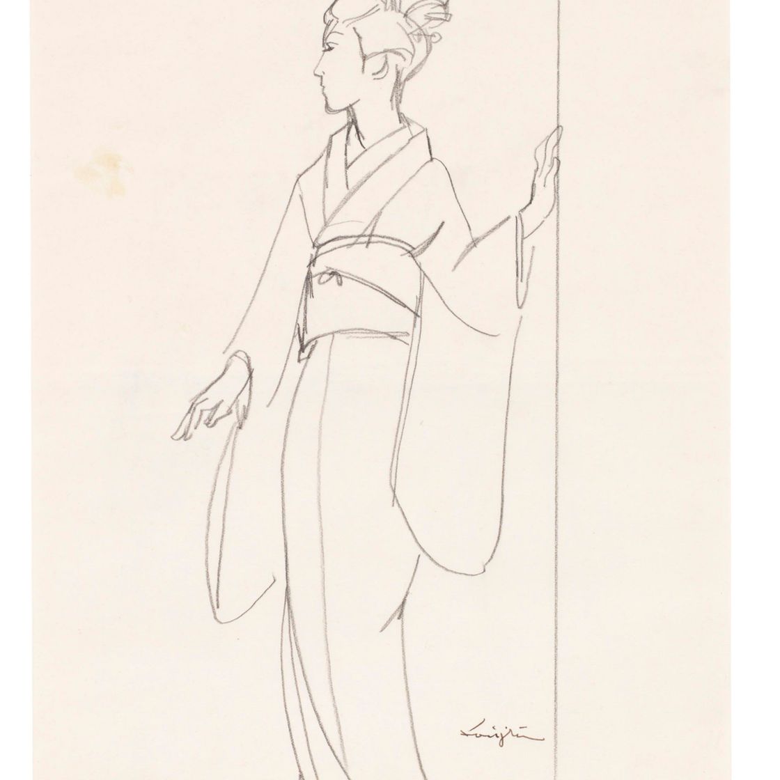 Léonard Tsuguharu Foujita — Без названия (внимание)