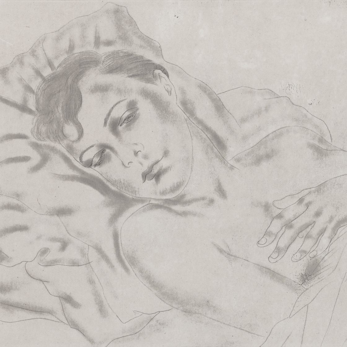 Léonard Tsuguharu Foujita — Любимая женщина, Еки, изображение 1