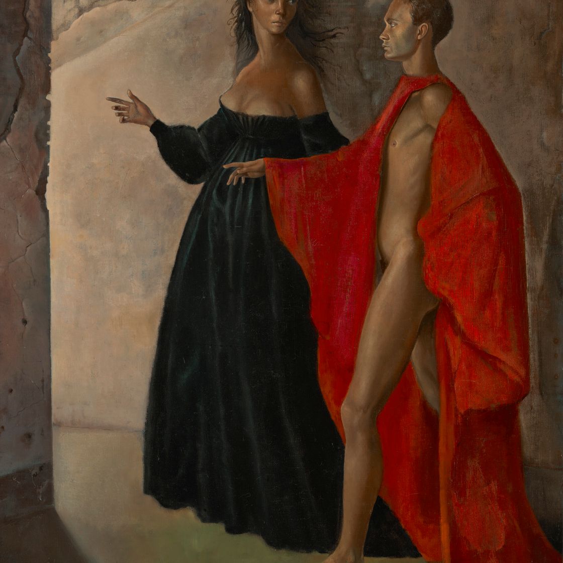 Leonor Fini — Танец в туре (автопортрет Константина Еленского), изображение 1