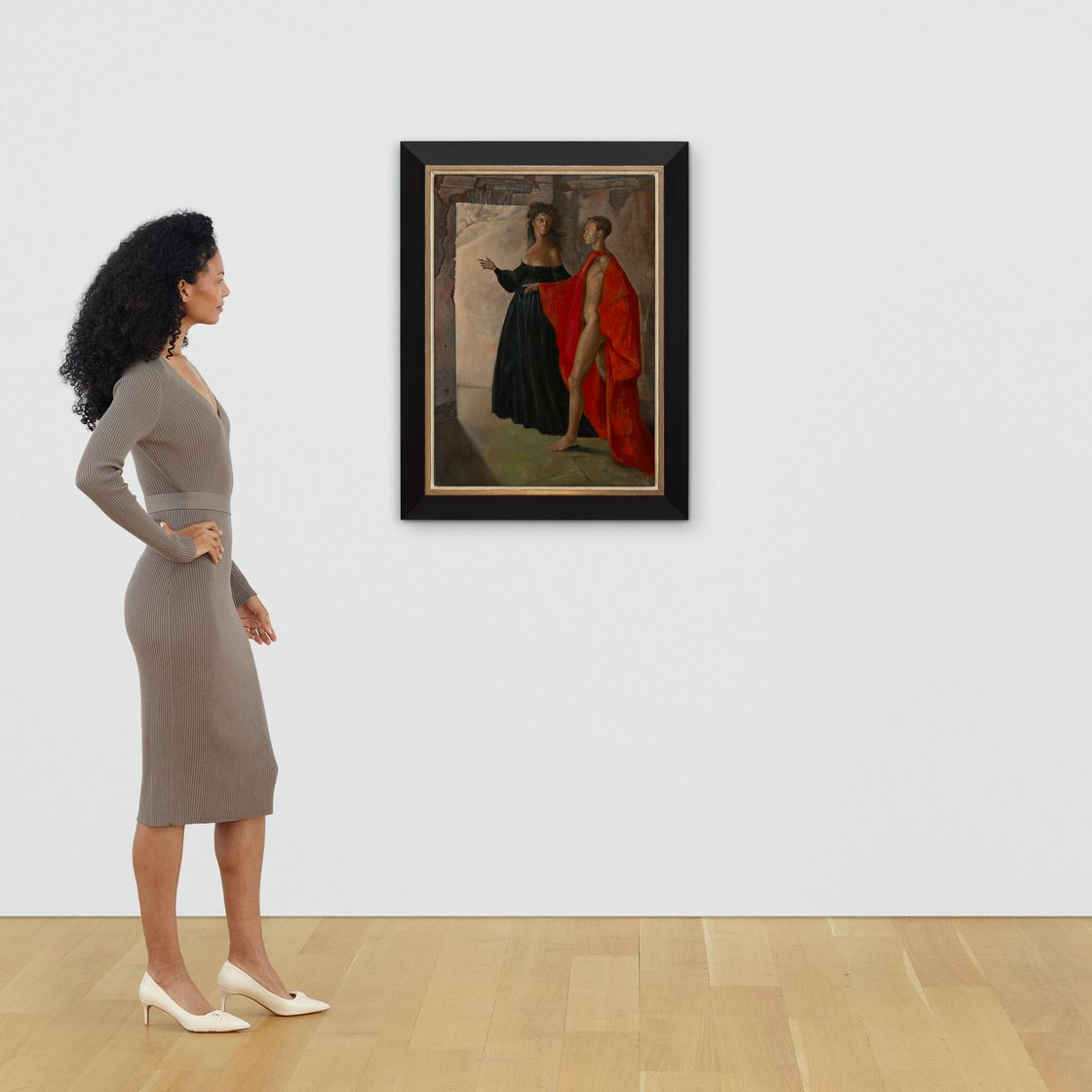 Leonor Fini — Танец в туре (автопортрет Константина Еленского), изображение 4