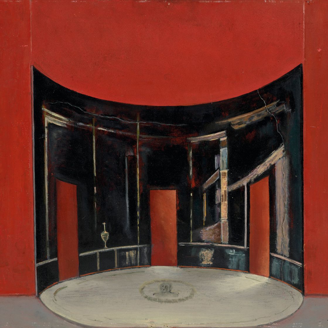 Leonor Fini — Театральный макет, римская античность II, изображение 1