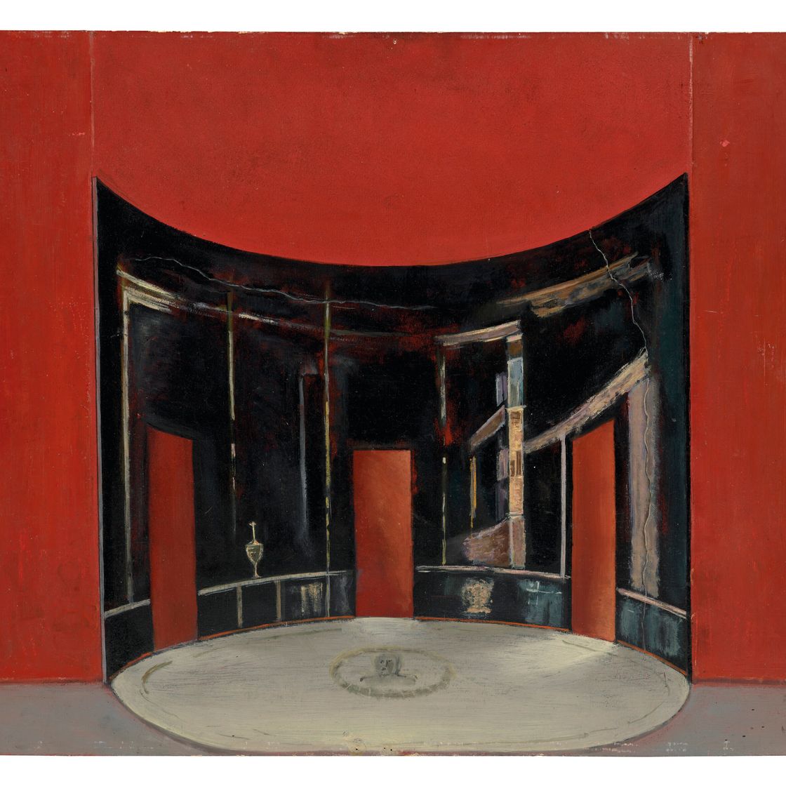 Leonor Fini — Театральный макет, римская античность II, изображение 2