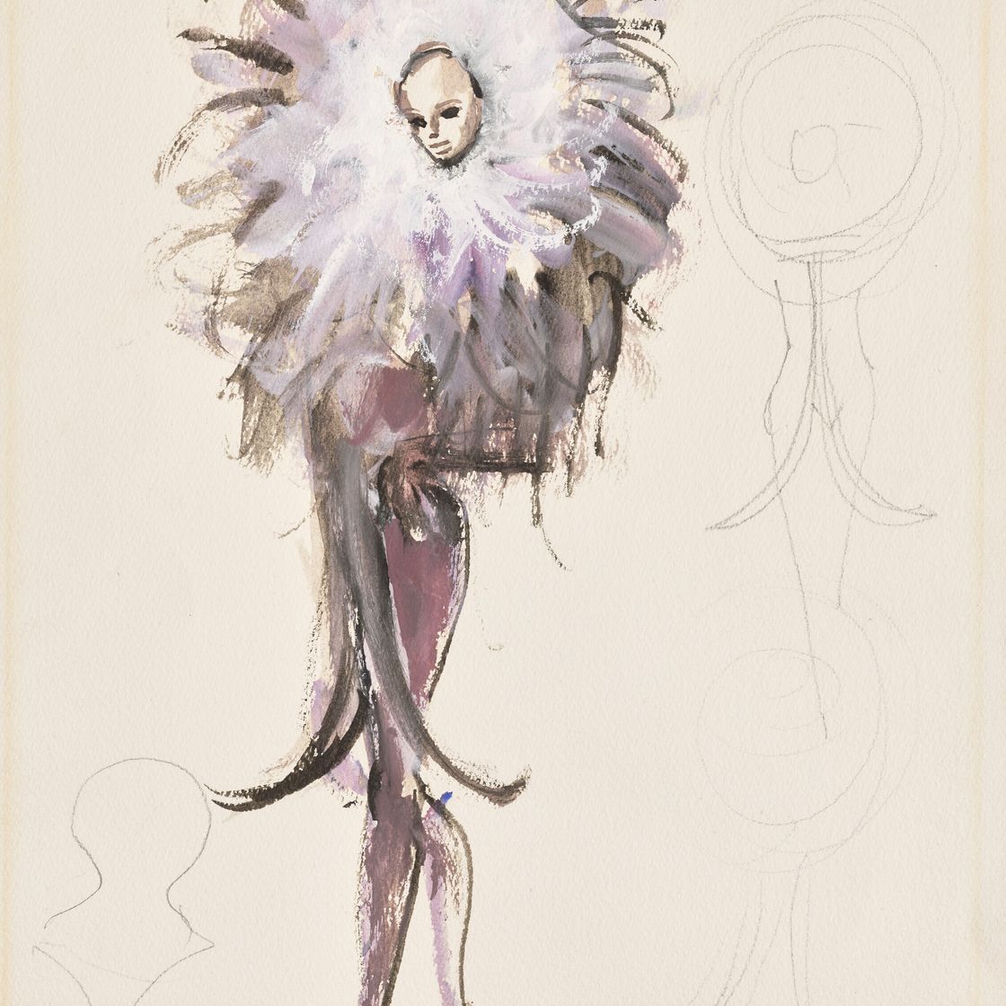 Leonor Fini — Балетный этюд, изображение 1