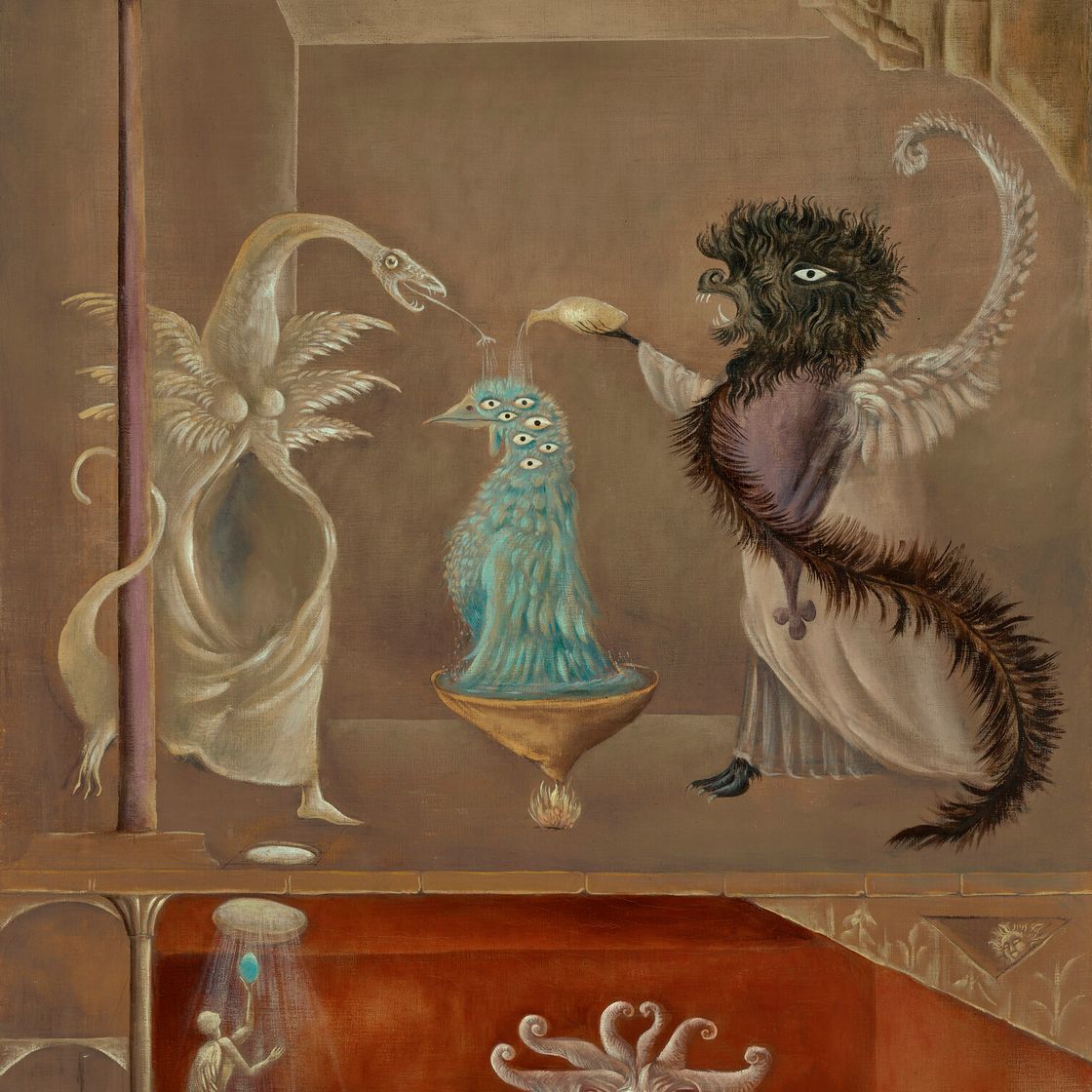 Leonora Carrington — Таинство в храме Миноса, изображение 1