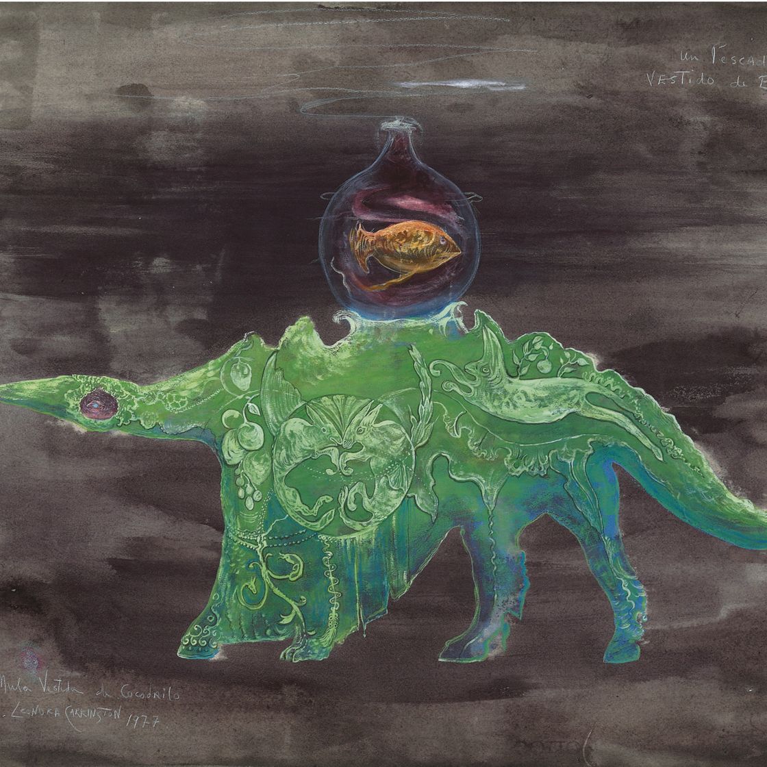 Leonora Carrington — Прекрасное платье для ботельни и роскошное платье для кокодрило