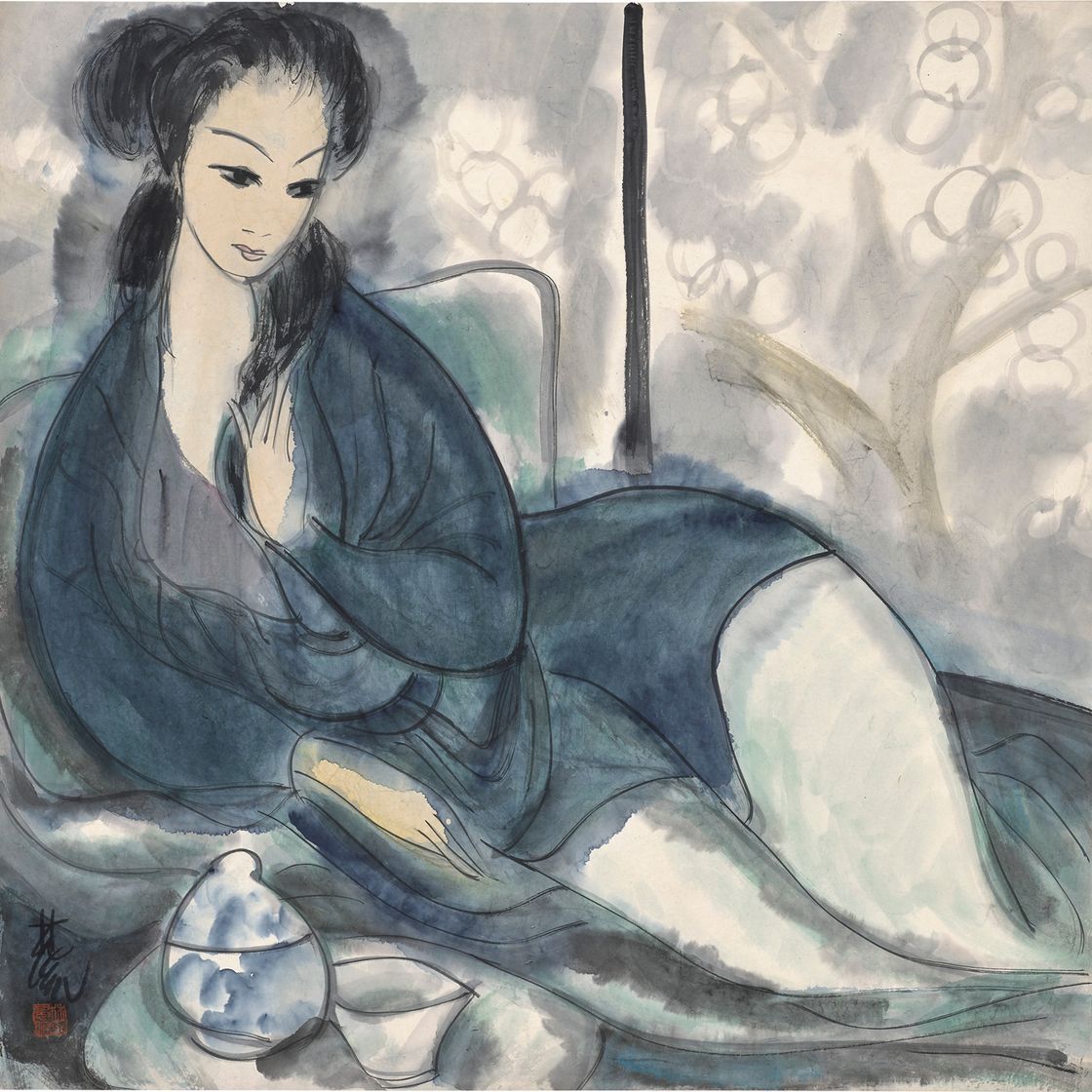 Lin Fengmian — Лживая леди, изображение 1