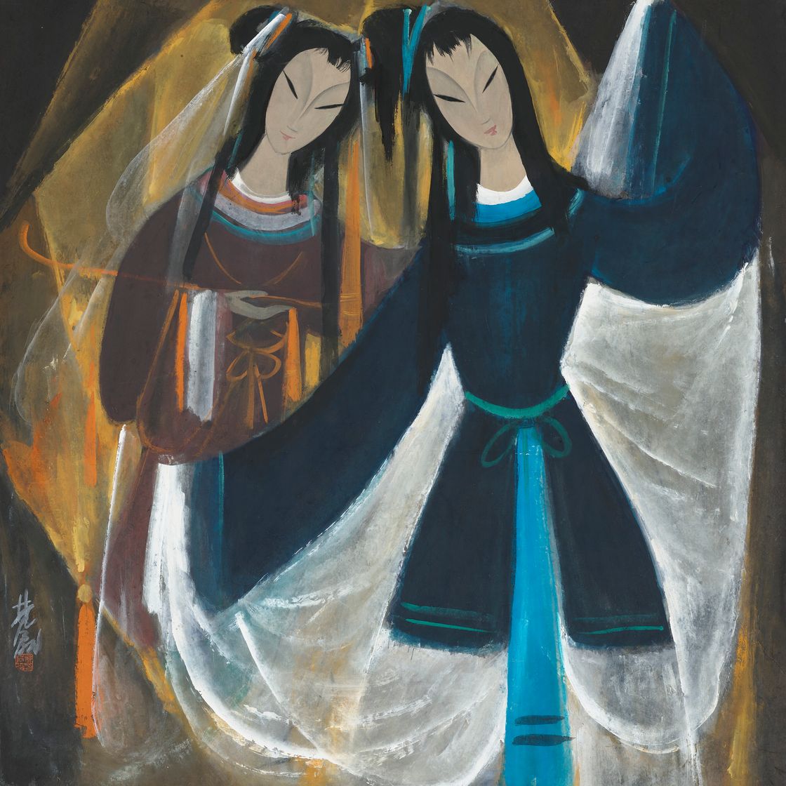 Lin Fengmian — Фонарь в виде лотоса