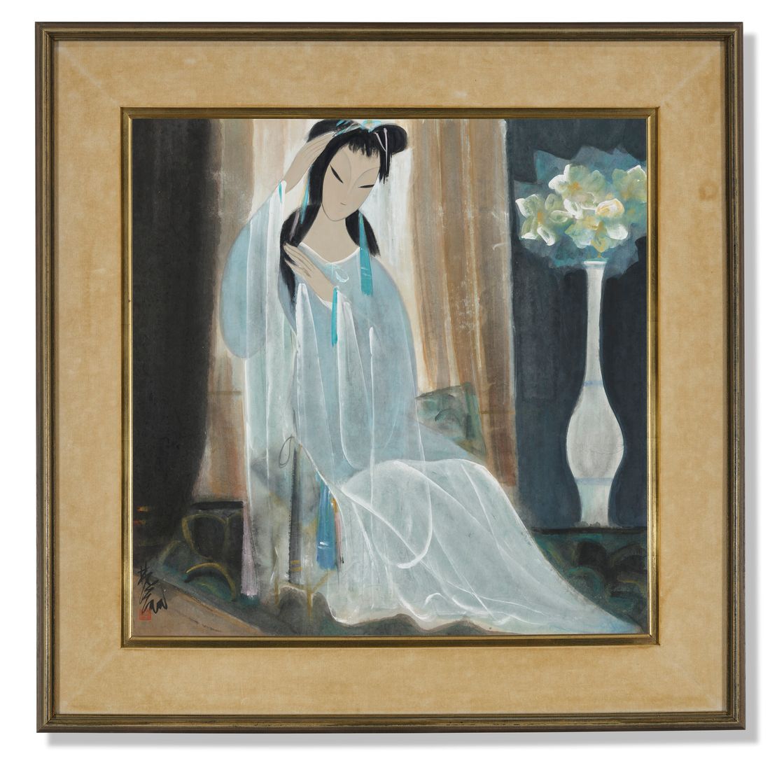 Lin Fengmian — Одевание по утрам, изображение 2