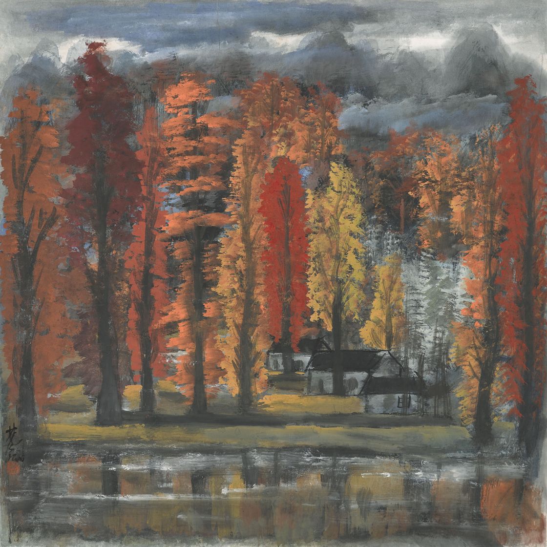 Lin Fengmian — Жизнь в осеннем лесу