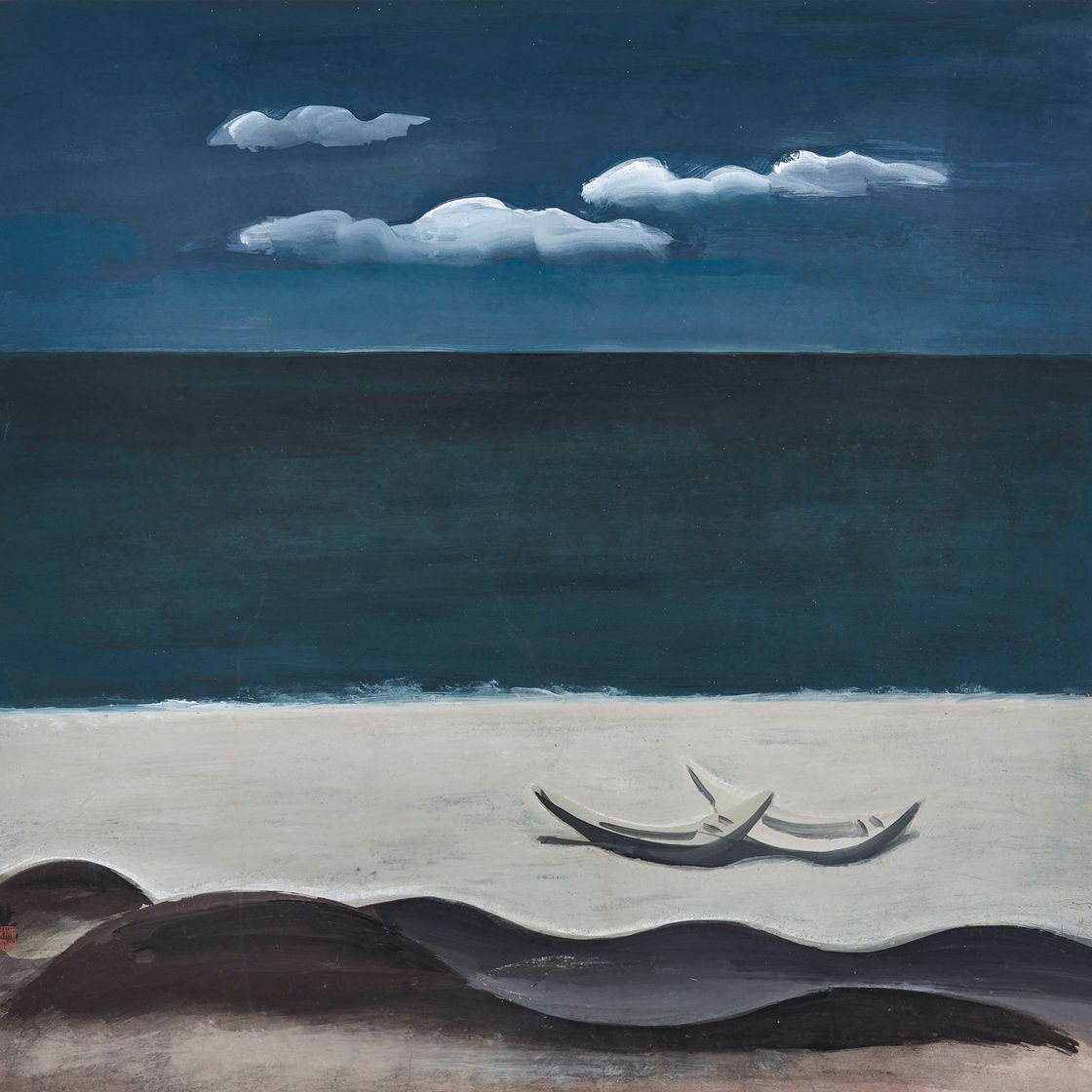 Lin Fengmian — Пляж